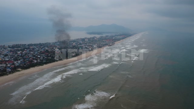 Аэросъемка побережья Южно-Китайского моря