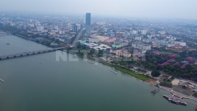 Aerial photography over the Huong River