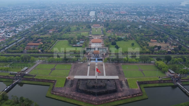 Аэросъемка императорского дворца в Хюэ