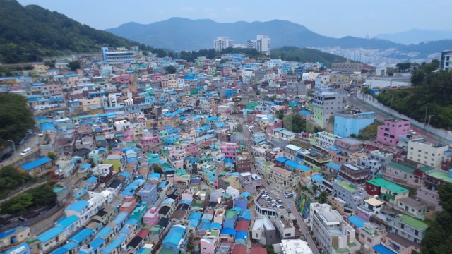 Аэросъемка культурной деревни Гамчхон