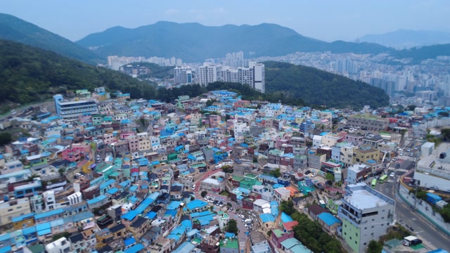 Аэросъемка культурной деревни Гамчхон