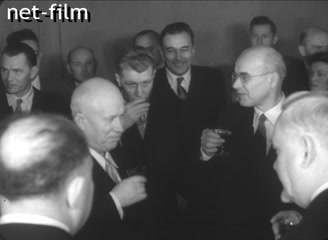 Кинохроника Польская делегация в Москве. (1956)