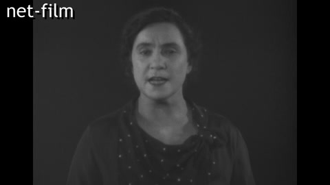Кинохроника Народная артистка РСФСР В.Н. Пашенная. (1933)