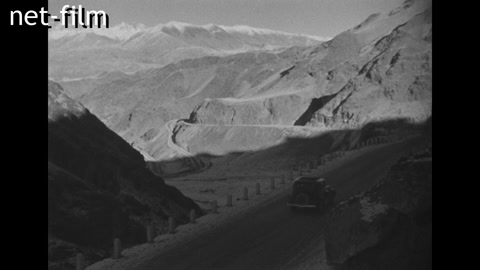 Кинохроника Дорога в горах Тянь-Шань. (1938)