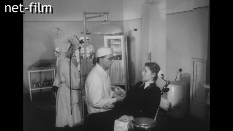 Кинохроника Поликлиника в г.Ступино. (1953)