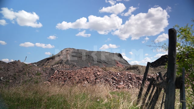 Иркутская область, лето, день, курган, шахтерское месторождение