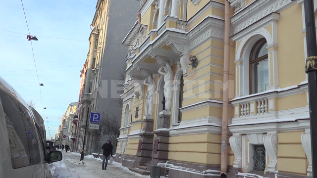 Санкт-Петербург, зима, день, в кадре Дворец торжественной регистрации рождения "Малютка"
