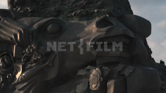 Kalmykia, Elista, monument by E. Neizvestny "Exodus and Return"