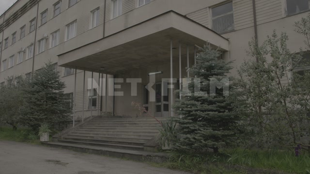 Abkhazia, Sukhum, facade of an administrative building