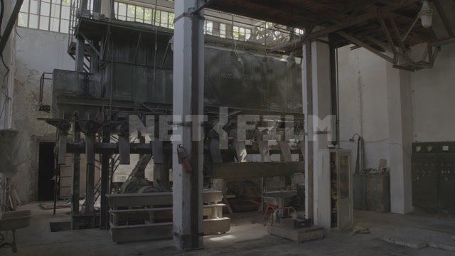 Abkhazia, Sukhum. An old abandoned building, a workshop