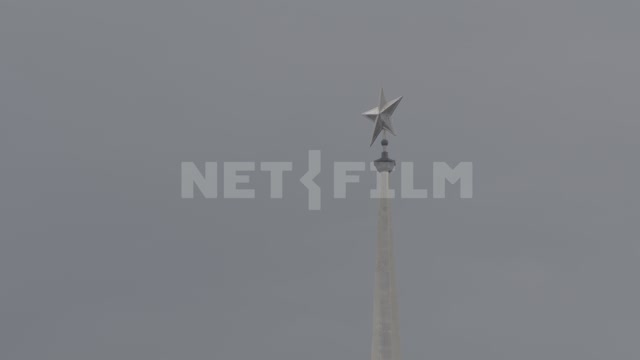 Абхазия, Сухум, звезда на шпиле здания вокзала