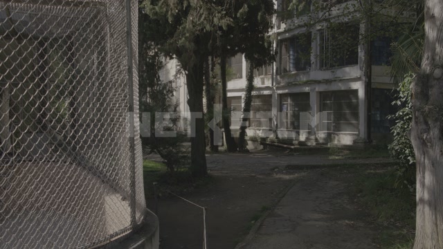 Abkhazia, Sukhumi, monkey nursery. Enclosures, cages with monkeys