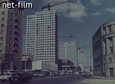 Кинохроника Многоэтажные дома в городской застройке. (1967-1969)