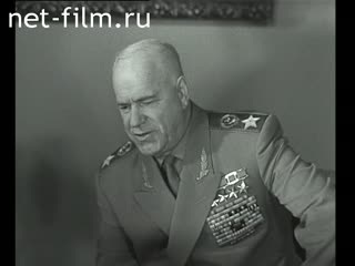 Movie Marshal Zhukov talks about the Battle of Moscow. (1969)