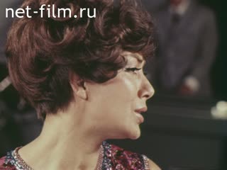Кинохроника Поет Эдита Пьеха. (1968)