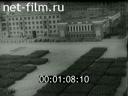 Военный парад в Куйбышеве в честь 24-й годовщины Октябрьской революции