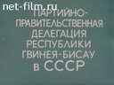 Партийно - правительственная делегация Гвинеи - Бисау в СССР