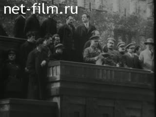Кинохроника Руководители СССР на трибуне мавзолея в дни торжеств на Красной площади. (1926-1929)