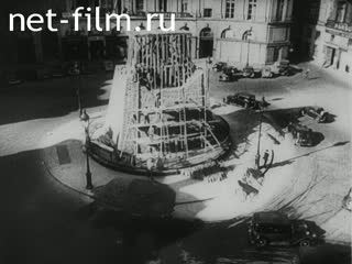 Кинохроника Париж в период "странной войны". (1939)