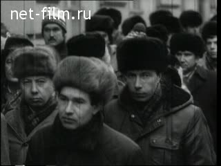Newsreel Daily News / A Chronicle of the day №11-1985 Farewell to Konstantin Ustinovich Chernenko. (1985)