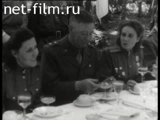 Кинохроника Советско-американский банкет в честь победы над Германией. (1945)
