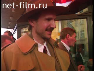 Footage Fiennes Ralph in Moscow. (1996)