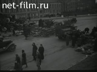Footage In defense of Moscow. (1941)