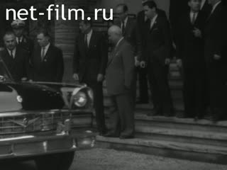 Кинохроника Встреча Хрущева Н.С. и Кеннеди Дж. в Вене. (1961)