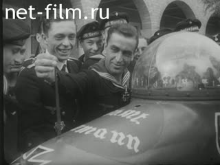 Киножурнал Дойче Вохеншау №735-2 Рабочий материал. (1944)