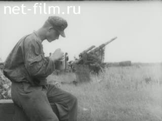 Киножурнал Дойче Вохеншау №673-2 Рабочий материал. (1943)