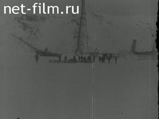 Footage The Arctic expedition of Georgy Sedov. (1912)