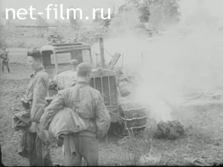 Киножурнал Дойче Вохеншау №579-2 Рабочий материал. (1941)