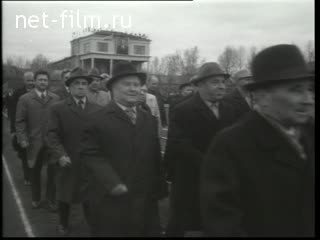 Newsreel Soviet Sport №6-1974 Sportclub Kirovets. Great basketball. Rural athletes. The best gymnasts of the country. (1974)