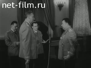 Footage Presentation of awards to generals and admirals of the USSR. (1967-1969)