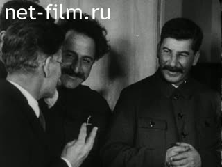 Footage 50th anniversary of Stalin I.V. (1929)