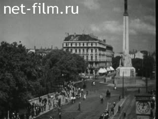 Footage In the capital of Soviet Latvia. (1940)