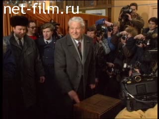 Footage People's deputies, fragments of the interview. (1990-1991)