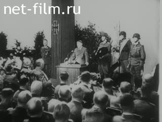 Киножурнал Дойче Вохеншау №722-2 Рабочий материал. (1944)