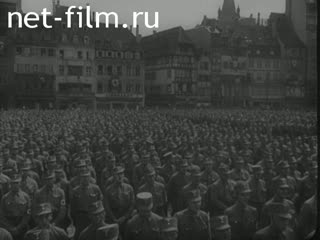 Киножурнал Дойче Вохеншау №558-2 Рабочий материал. (1941)