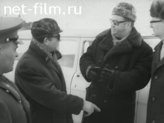 Footage Film director Yuri Ozerov. (1970)