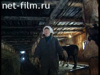 Footage Rector of the Church Father Grigory, combines the post of clergyman and chairman of the collective farm. (2004)
