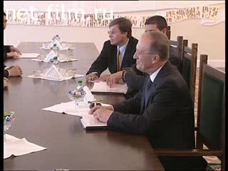 Footage Meeting of Patriarch Alexy II with UN Deputy Secretary General Antonio Costa. (2004)