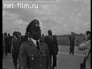 Новости Верхняя Вольта - спецрепортаж о президенте Зербо, в связи с военным переворотом.(Зарубежные новостные сюжеты №70, 1982)