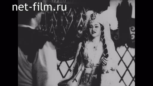 Footage Tour of the Kazakh Musical Theatre in Moscow. (1936)