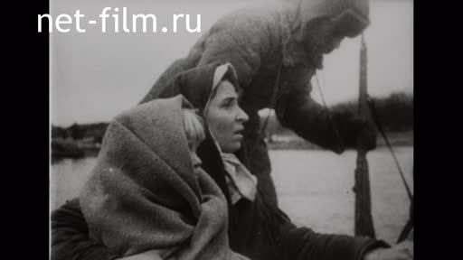 Footage Refugees of the Great Patriotic War. (1941-1942)