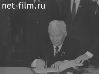 Newsreel Daily News / A Chronicle of the day №18-1984 A working visit. where are you now, fellow countrymen. (1984)