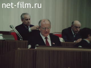 Newsreel Daily News / A Chronicle of the day №12-1989 Responsibility for restructuring. (1989)
