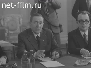 Newsreel Daily News / A Chronicle of the day №11-1983 In an atmosphere of unity and understanding. Action Party - in life. Man of the Soviet Union. Development. (1983)