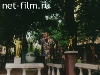 Footage Sculptures Tsereteli. (1990-1999)