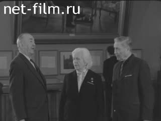 Footage Interviews with participants of the 1st all-Union Congress of Soviets. (1962)